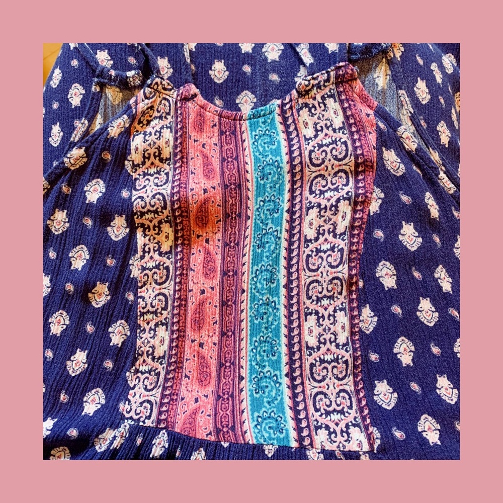 LAST CHANCE ITEM | Pink Rose Paisley Dress - Picture 4 of 5
